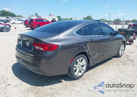2015 Chrysler 200 Limited from USA, damaged, VIN 1C3CCCAB0FN731016